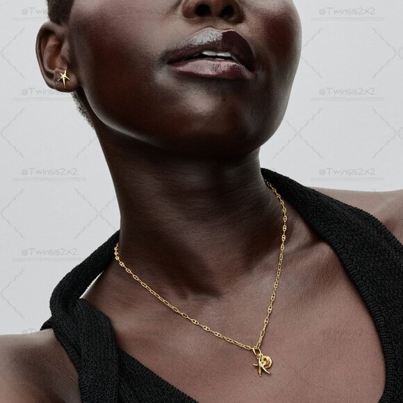 Pandora Starfish Double Dangle Charm - Picture 4 of 6